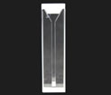 Fused quartz cuvette micro cell with frosted walls Fused quartz cuvette micro cell with frosted walls