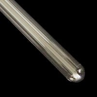 Clear Fused Quartz Micro-Combustion Tube